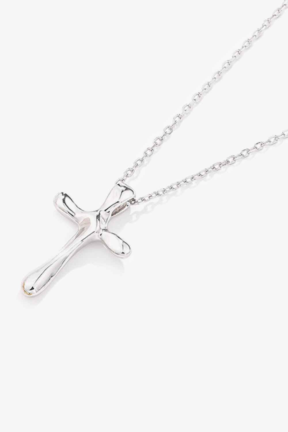 Honeybee Mumford's Cross Pendant Sterling Silver Necklace