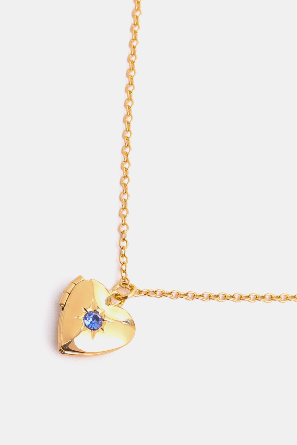 Honeybee Mumford's Heart Shape 14K Gold-Plated Pendant Necklace