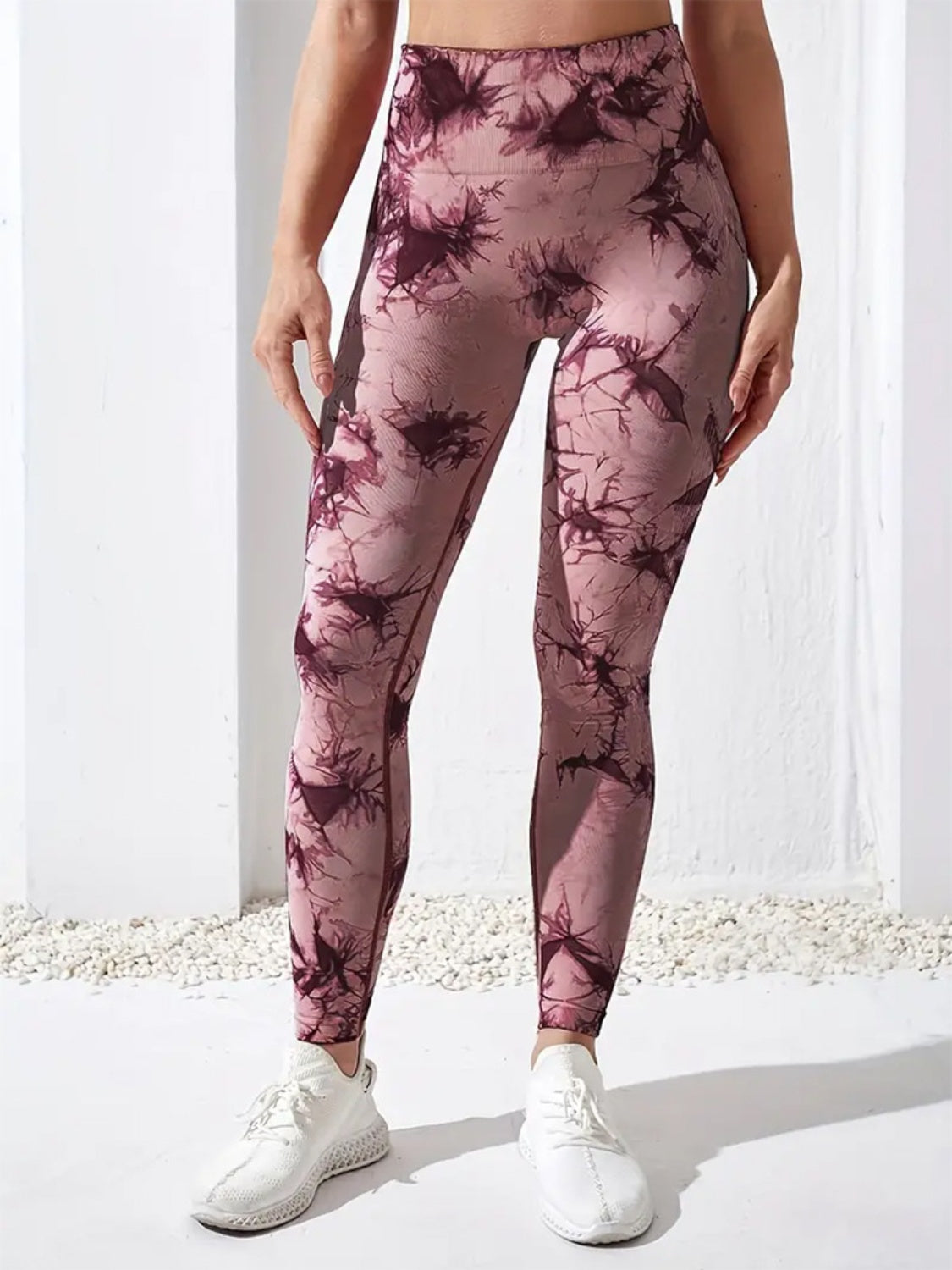 Honeybee Mumford's Printed High Waist Active Pants