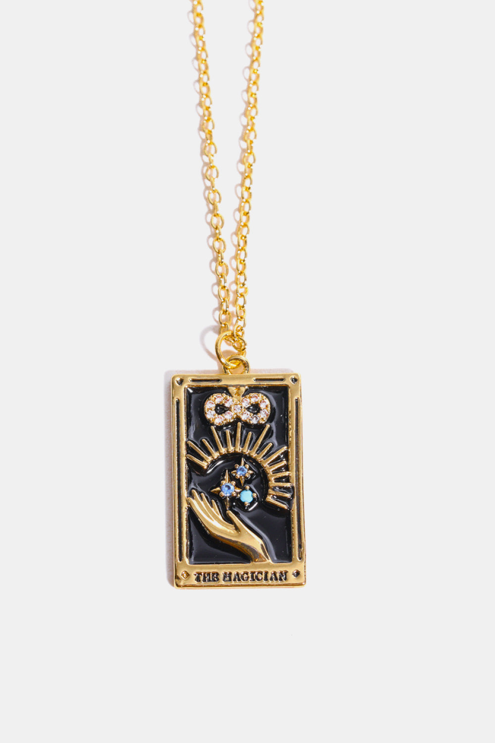 Honeybee Mumford's Tarot Card Pendant Necklace