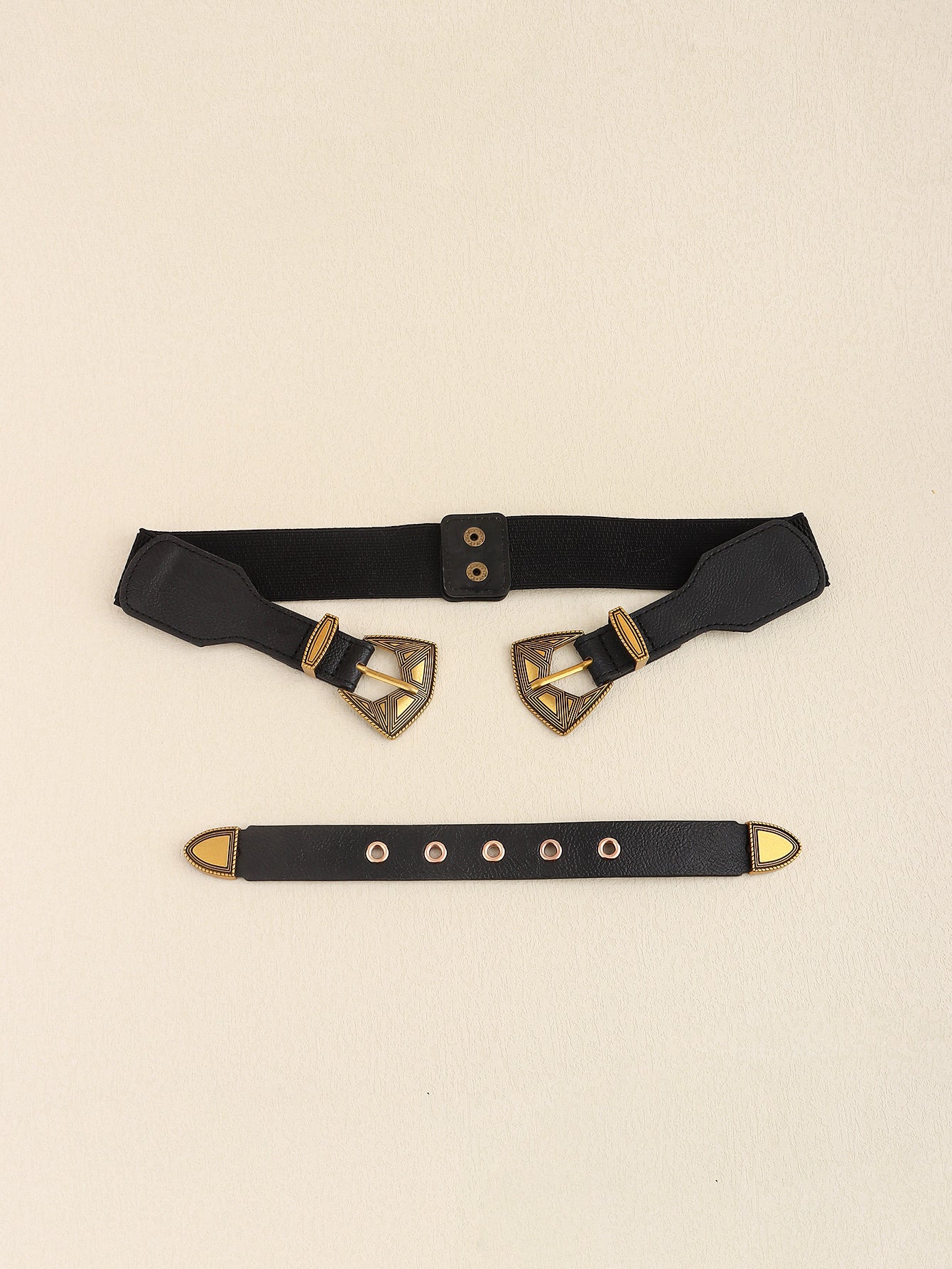 Honeybee Mumford's Double Buckle Leather Belt