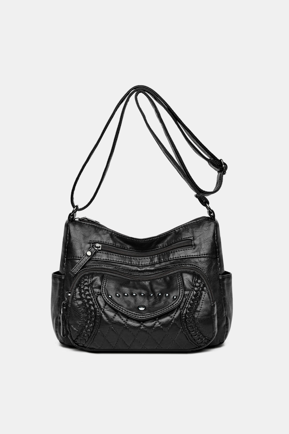 Honeybee Mumford's Leather Stud Detail Shoulder Bag