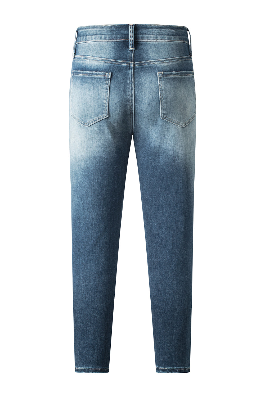 Honeybee Mumford's Blue Distressed Ripped Skinny Jeans