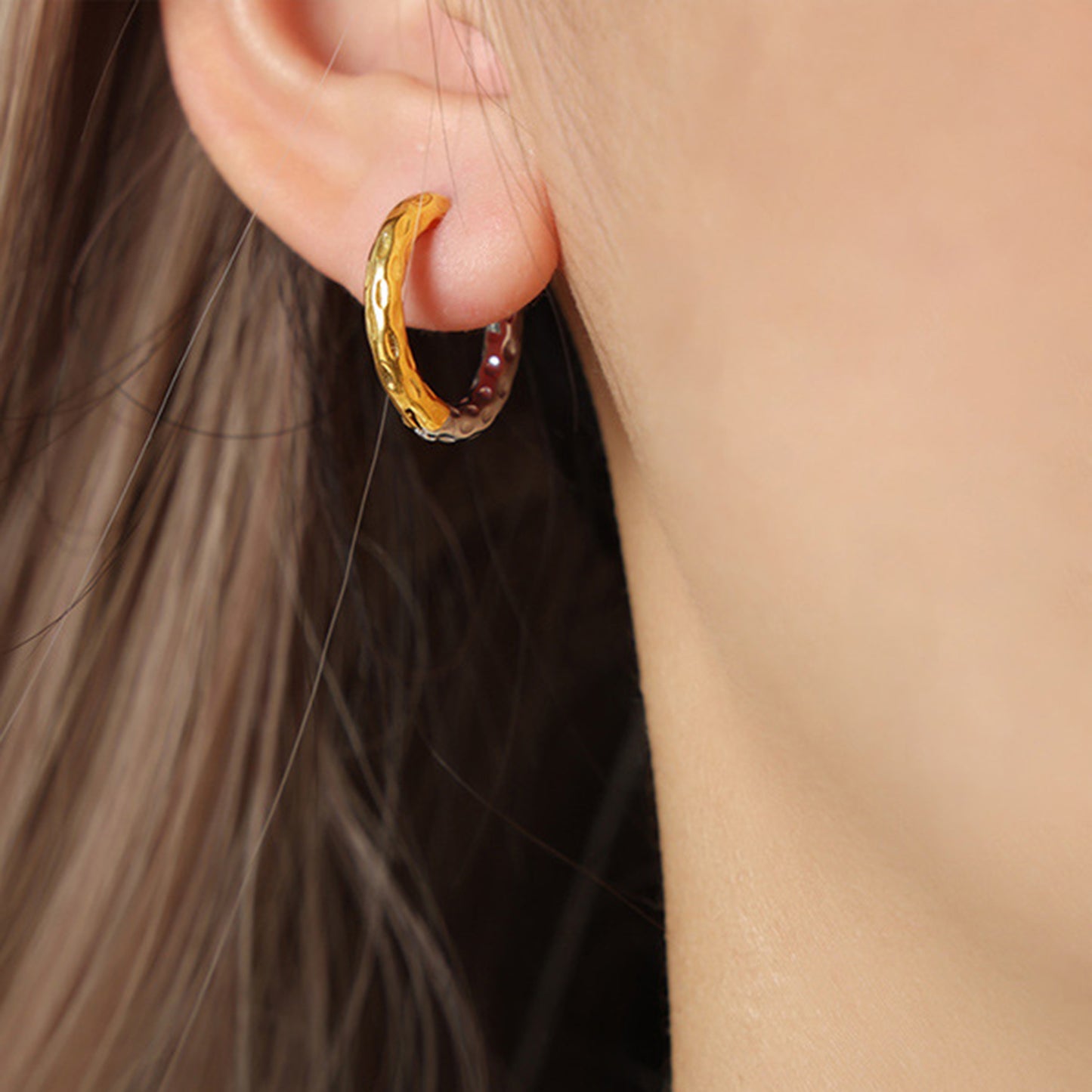 honeybee Mumford's 18K Gold-Plated Huggie Earrings