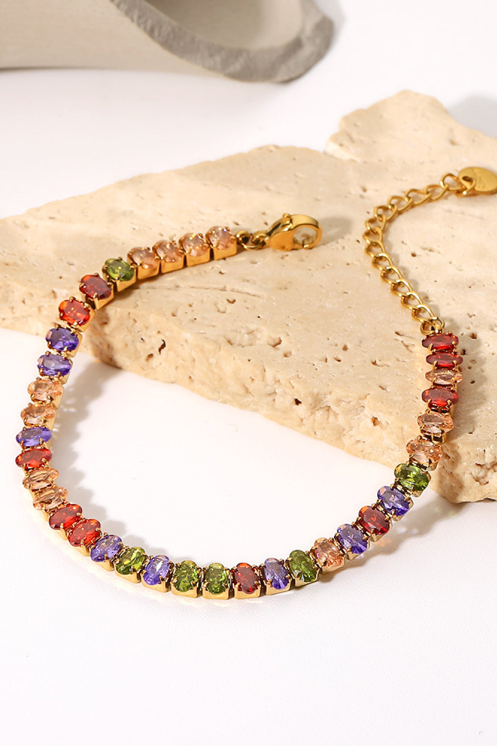 honeybee Mumford's 18K Gold Plated Multicolored Bracelet