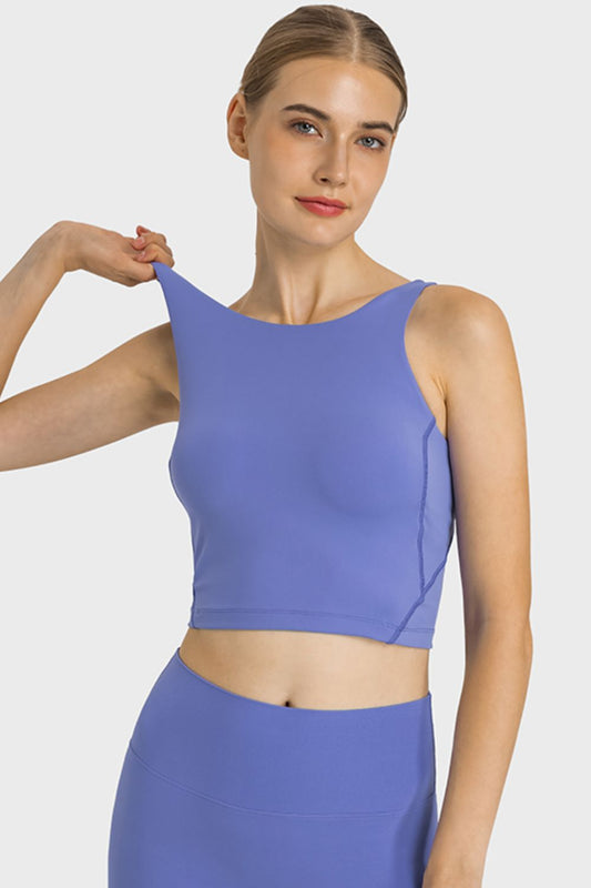 Honeybee Mumford's Feel Like Skin Highly Stretchy Cropped Sports Tank