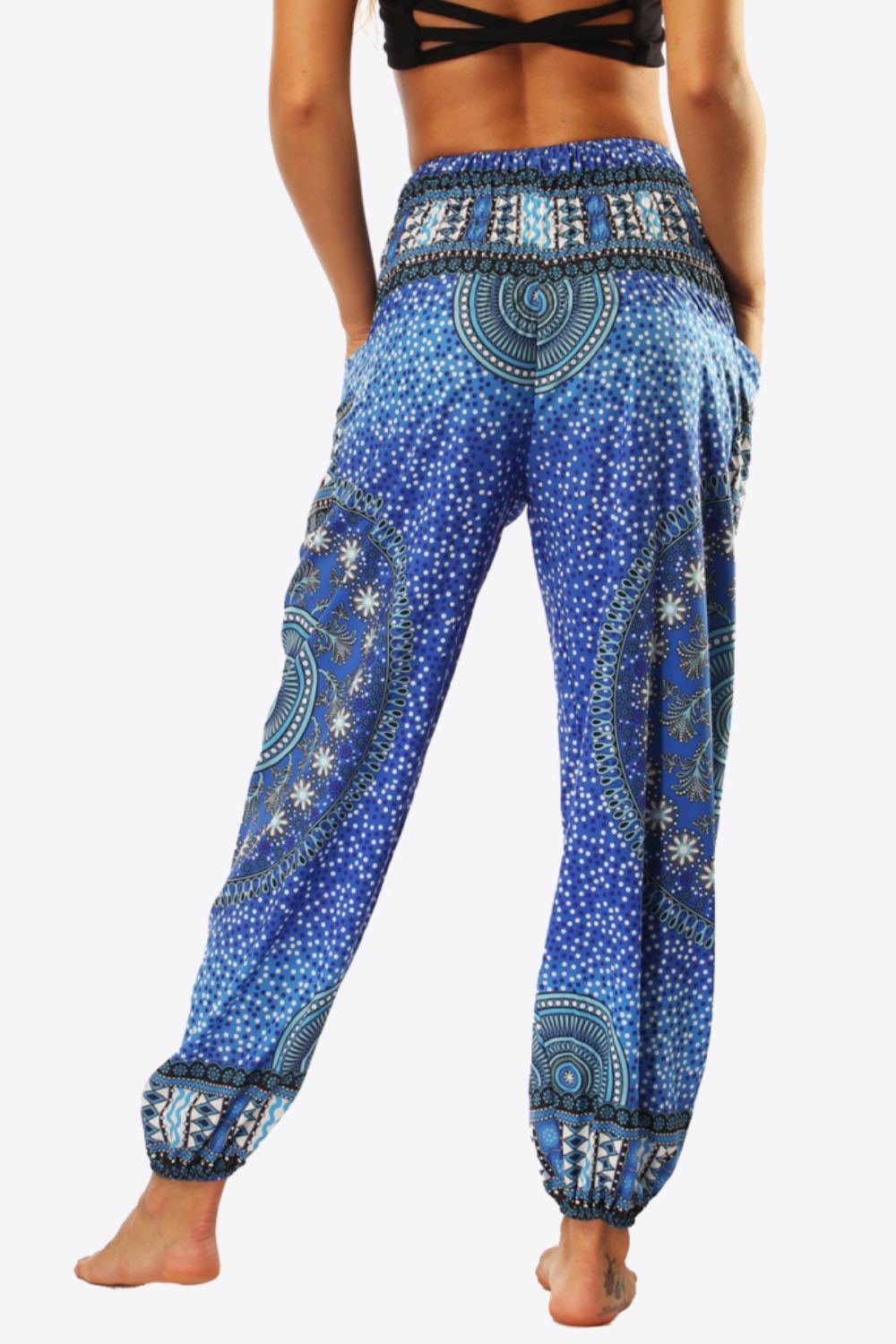 Honeybee Mumford's Printed High-Waist Pants