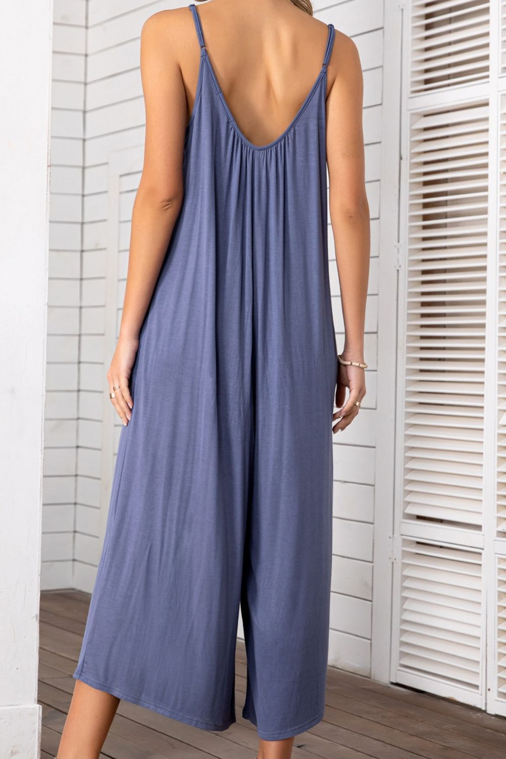 Honeybee Mumford's Spaghetti Strap Scoop Neck Jumpsuit