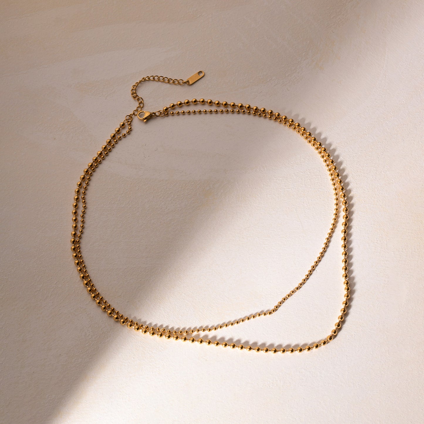 Honeybee Mumford's 18K Gold-Plated Lobster Closure Bead Necklace