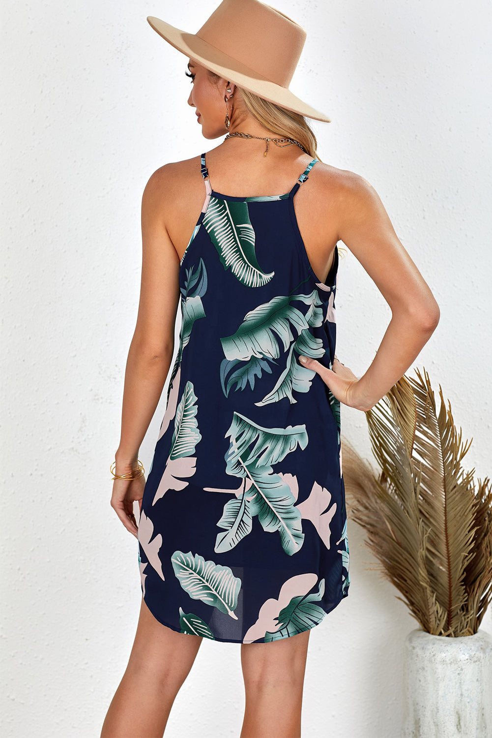 Honeybee Mumford's Peony Print Sleeveless Dress