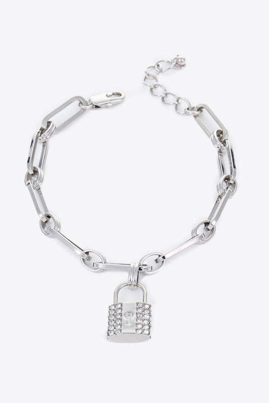 honeybee Mumford's 5-Piece Wholesale Lock Charm Chain Bracelet