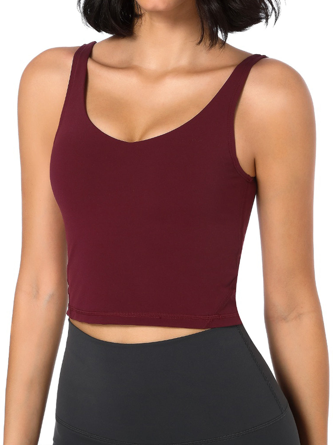 Honeybee Mumford's Scoop Neck Wide Strap Active Tank