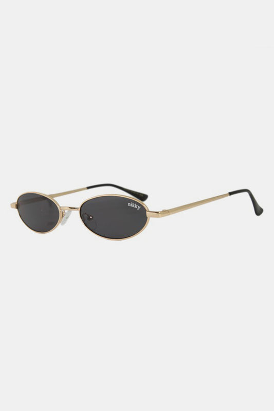 Honeybee Mumford's Nicole Lee Metal Frame Finley Oval Sunglasses