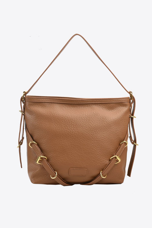 Honeybee Mumford's Large Leather Crossbody Bag