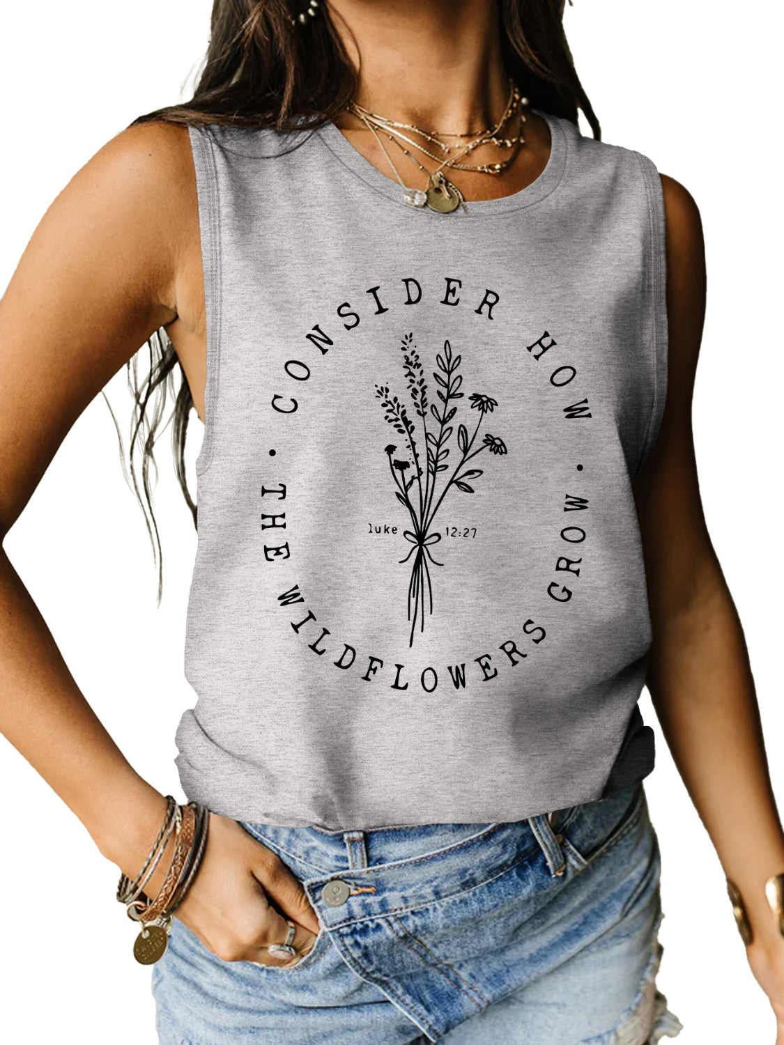 Honeybee Mumford's Graphic Round Neck Tank