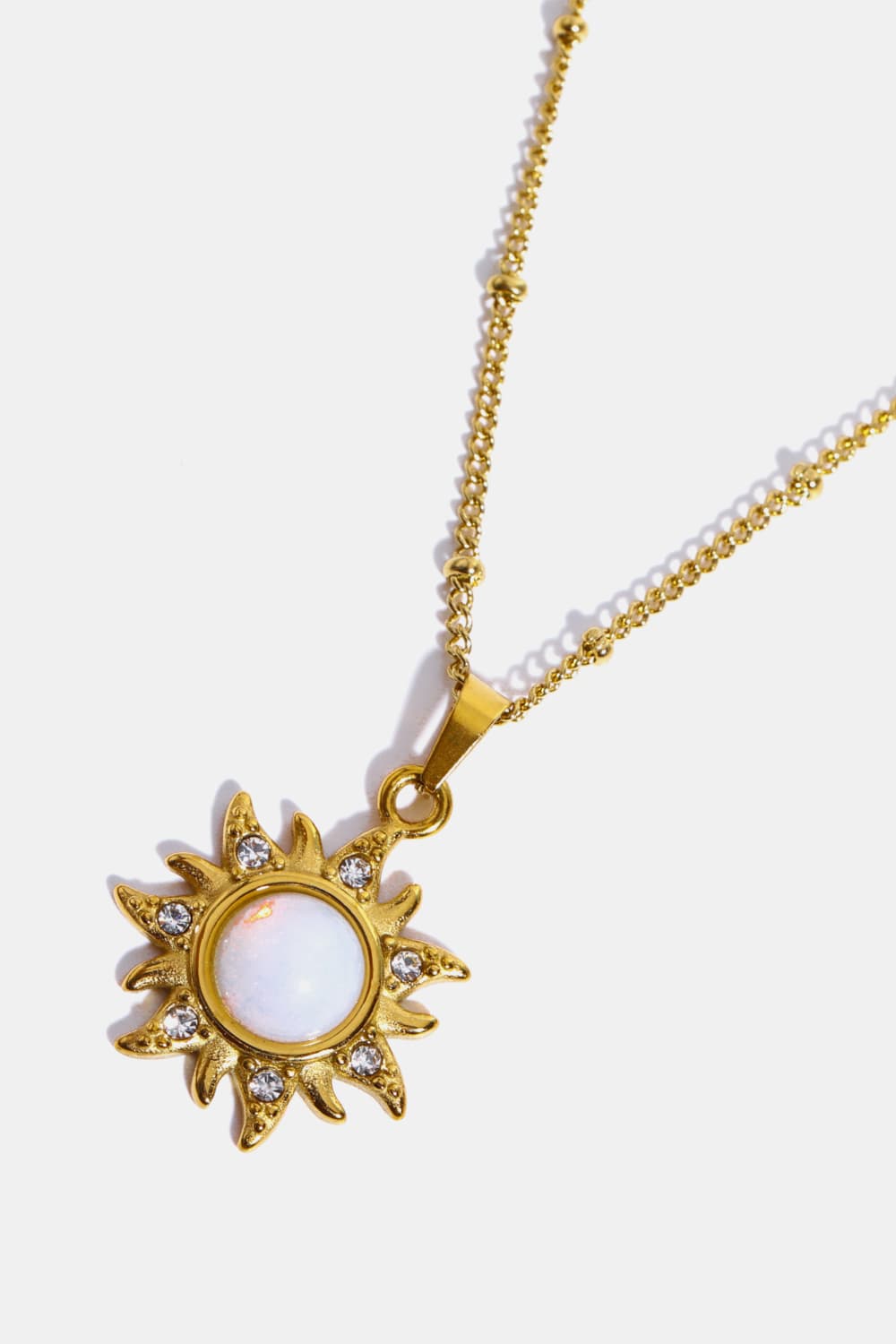 Honeybee Mumford's Opal Sun Pendant Necklace