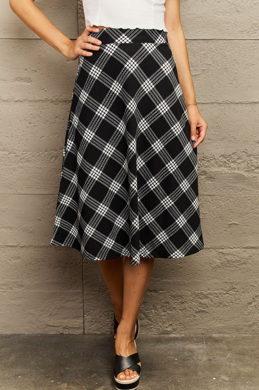 Honeybee Mumford's Wide Waistband Knee Length Skirt