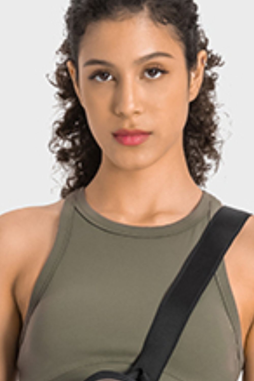 Honeybee Mumford's Racerback Cropped Sports Tank