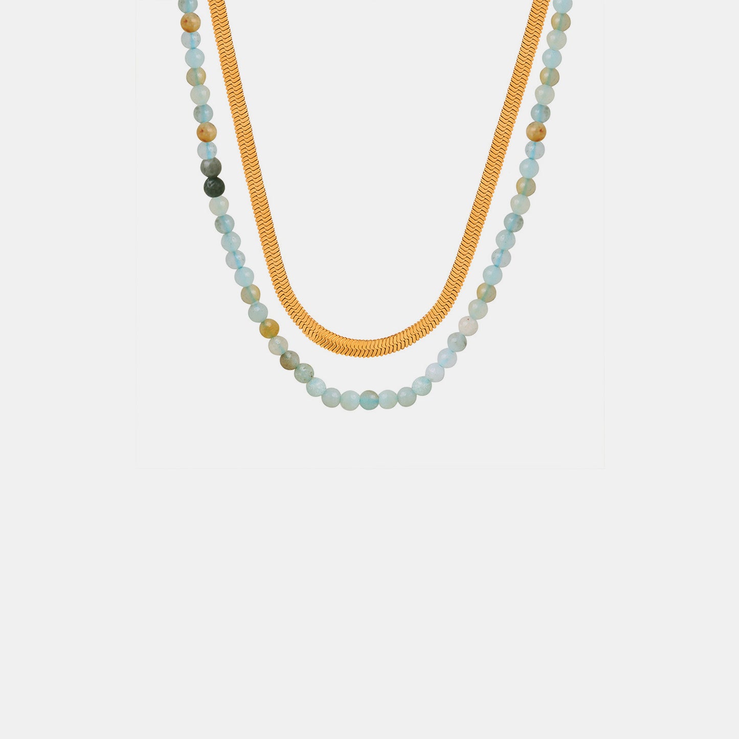 Honeybee Mumford's Beaded Double-Layered Necklace