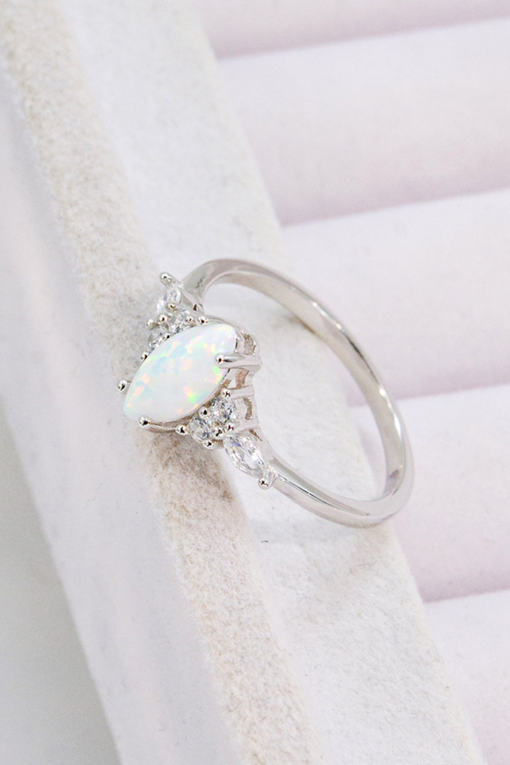 Honeybee Mumford's Opal and Platinum-Plated Ring