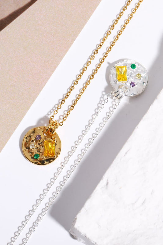 Honeybee Mumford's Round Pendant Necklace