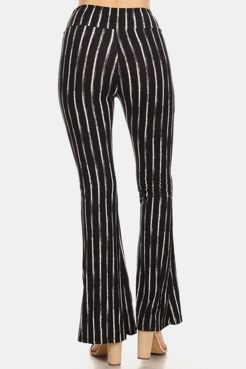 Honeybee Mumford's Leggings Striped High Waist Flare Pants