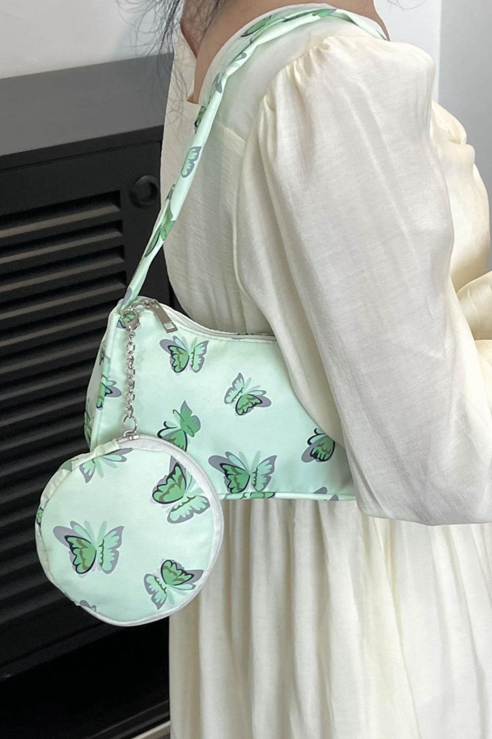 Honeybee Mumford's Honeybee Mumford's Butterfly Print Shoulder Bag with Purse