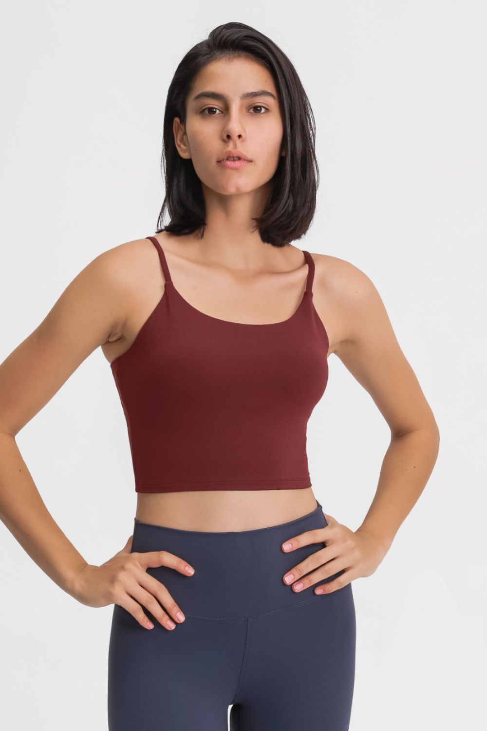 Honeybee Mumford's Feel Like Skin Scoop Neck Sports Cami