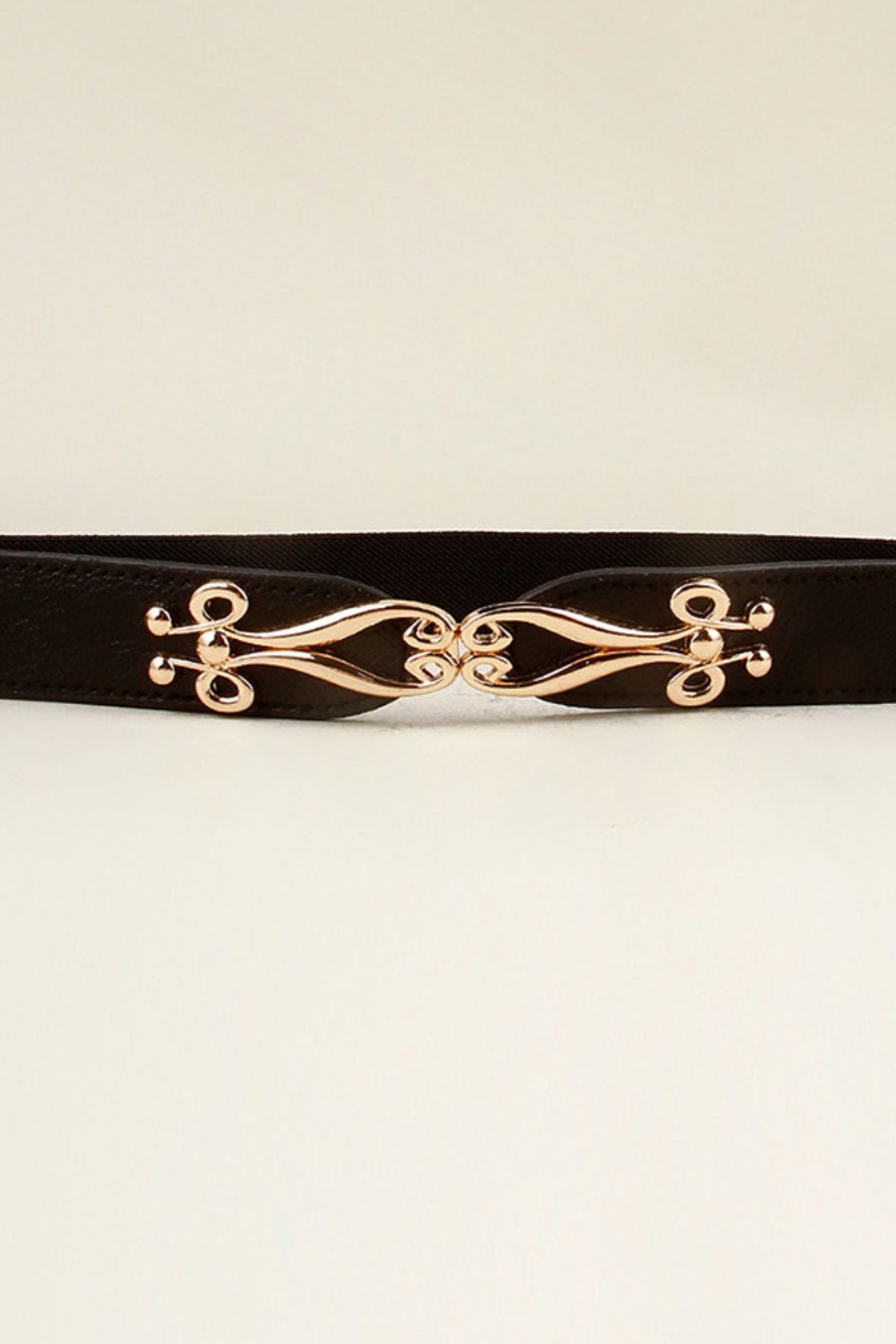 Honeybee Mumford's Buckle Elastic Belt ( Black, Carmel, blue, black or white colors)