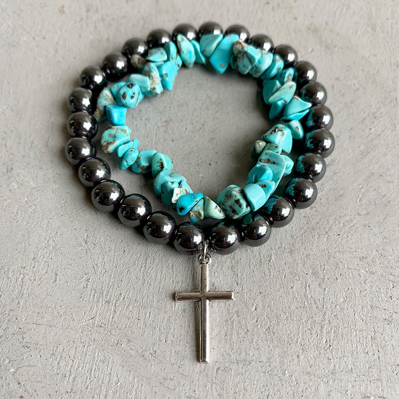 honeybee Mumford's Turquoise Alloy Bracelet