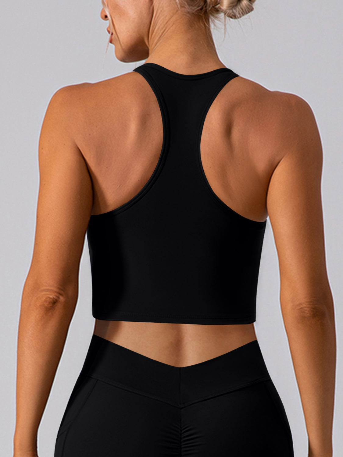 Honeybee Mumford's Square Neck Racerback Cropped Tank