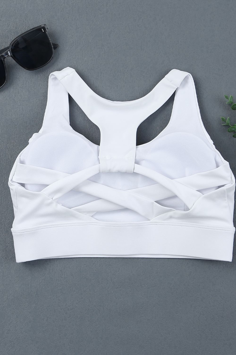 Honeybee Mumford's Racerback Push Up Sports Bra