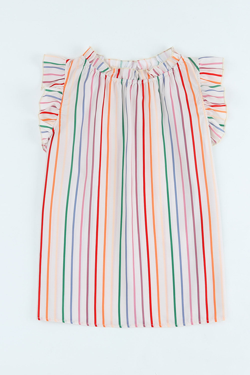 Honeybee Mumford's Striped Cap Sleeve Blouse