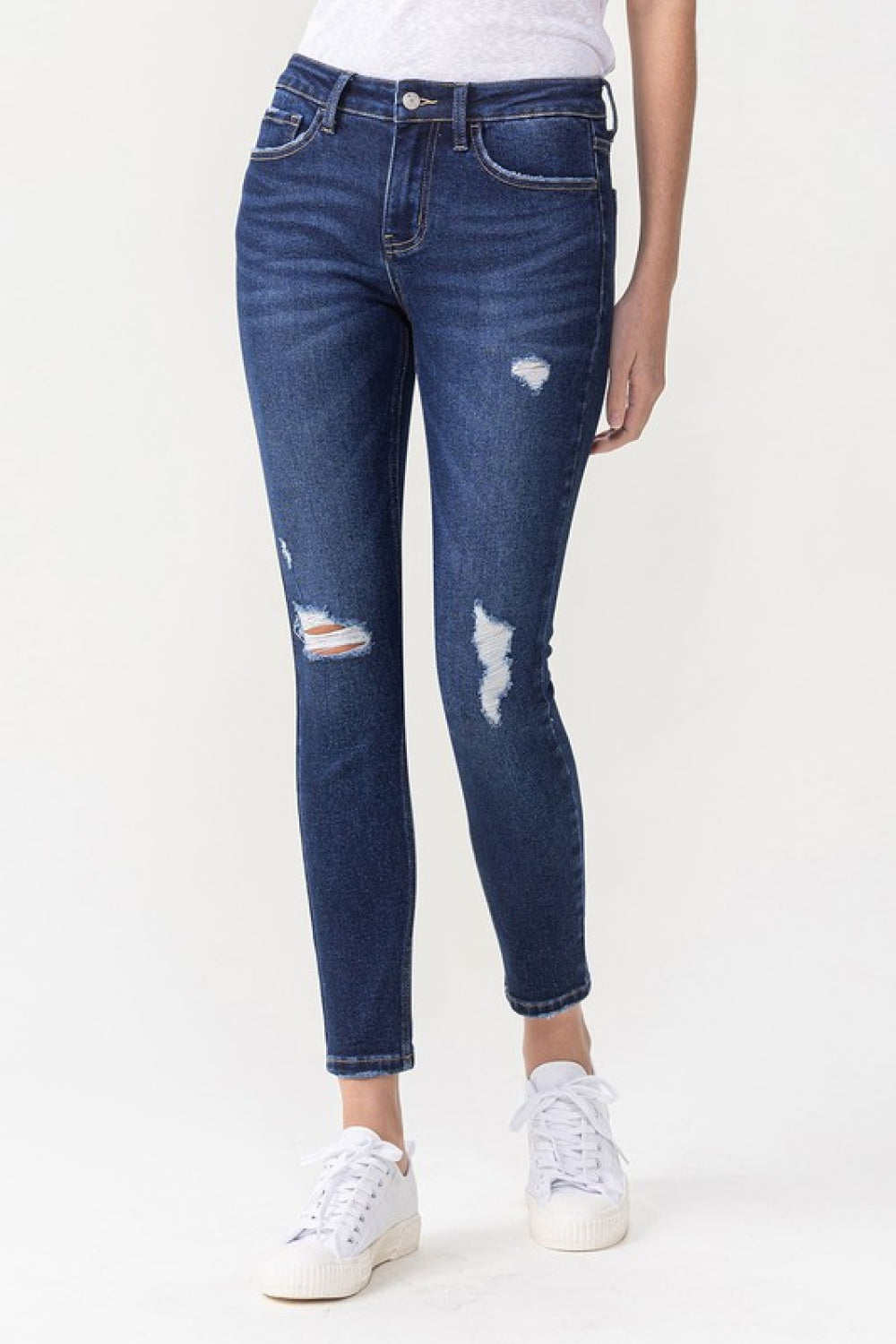 Honeybee Mumford's Full Size Midrise Crop Skinny Jeans