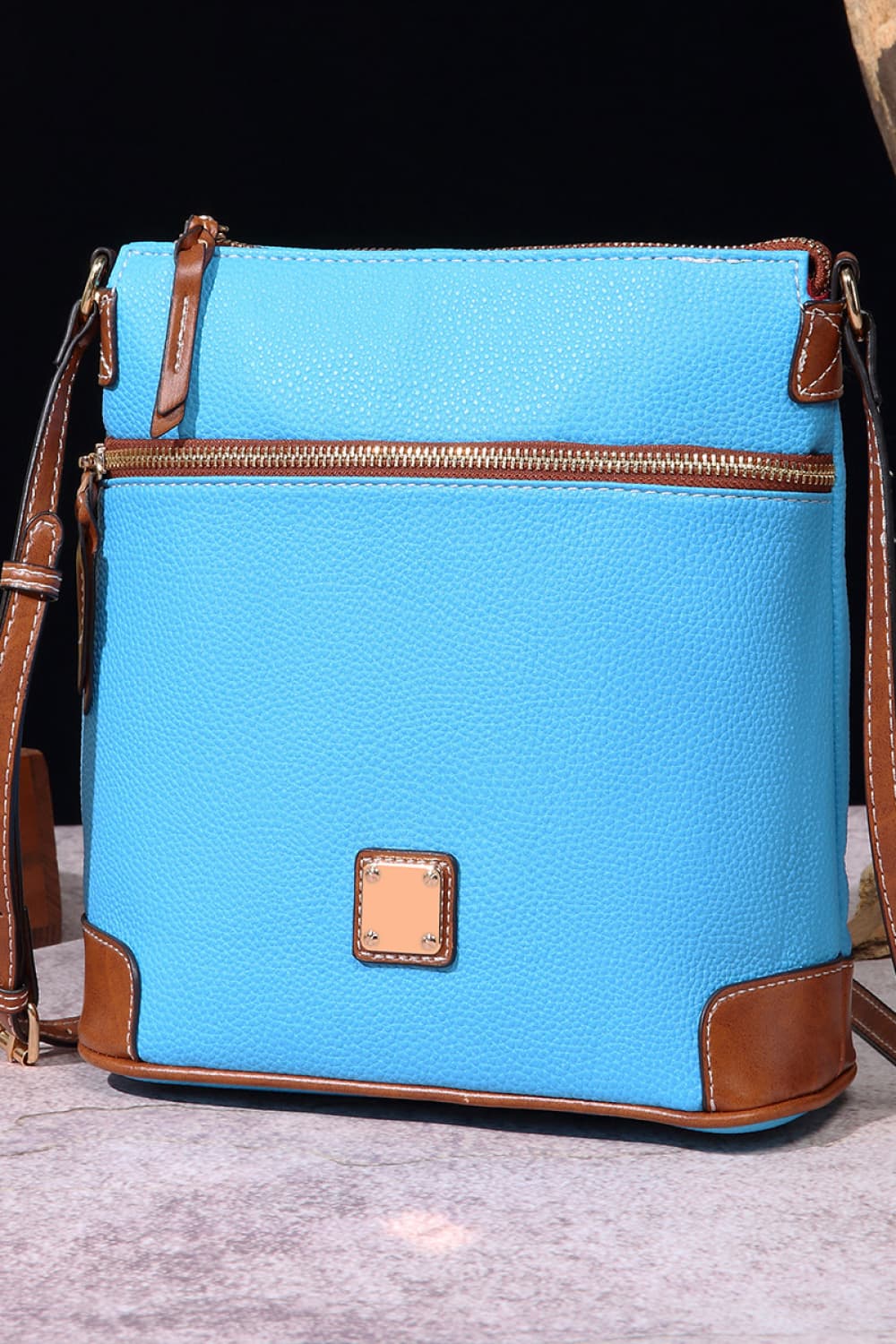 Honeybee Mumford's Leather Crossbody Bag