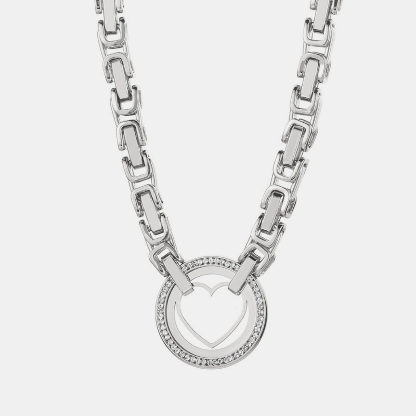 honeybee Mumford's Cutout Heart Shape Chain Necklace