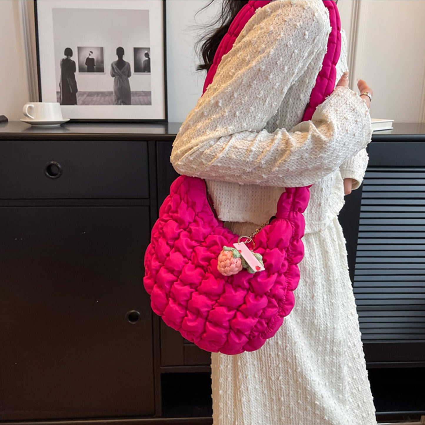 Honeybee Mumford's Quilted Shoulder Bag