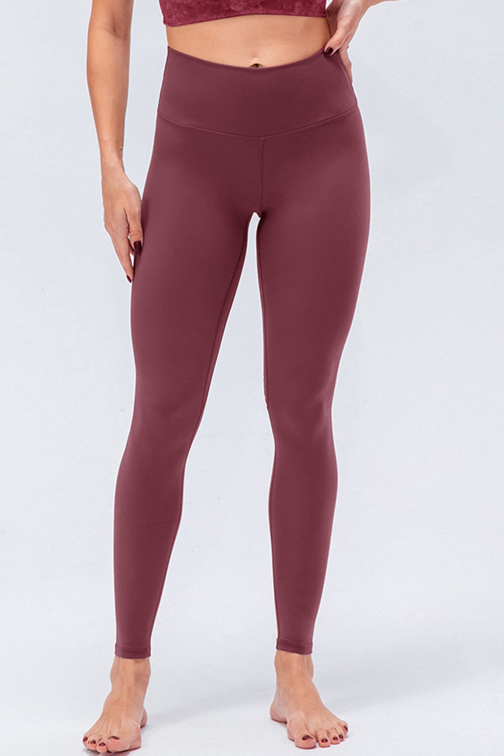 Honeybee Mumford's Wide Waistband Slim Fit Active Leggings