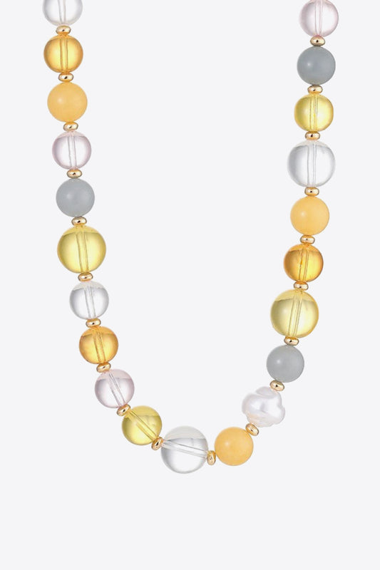 honeybee Mumford's Multicolored Bead Necklace