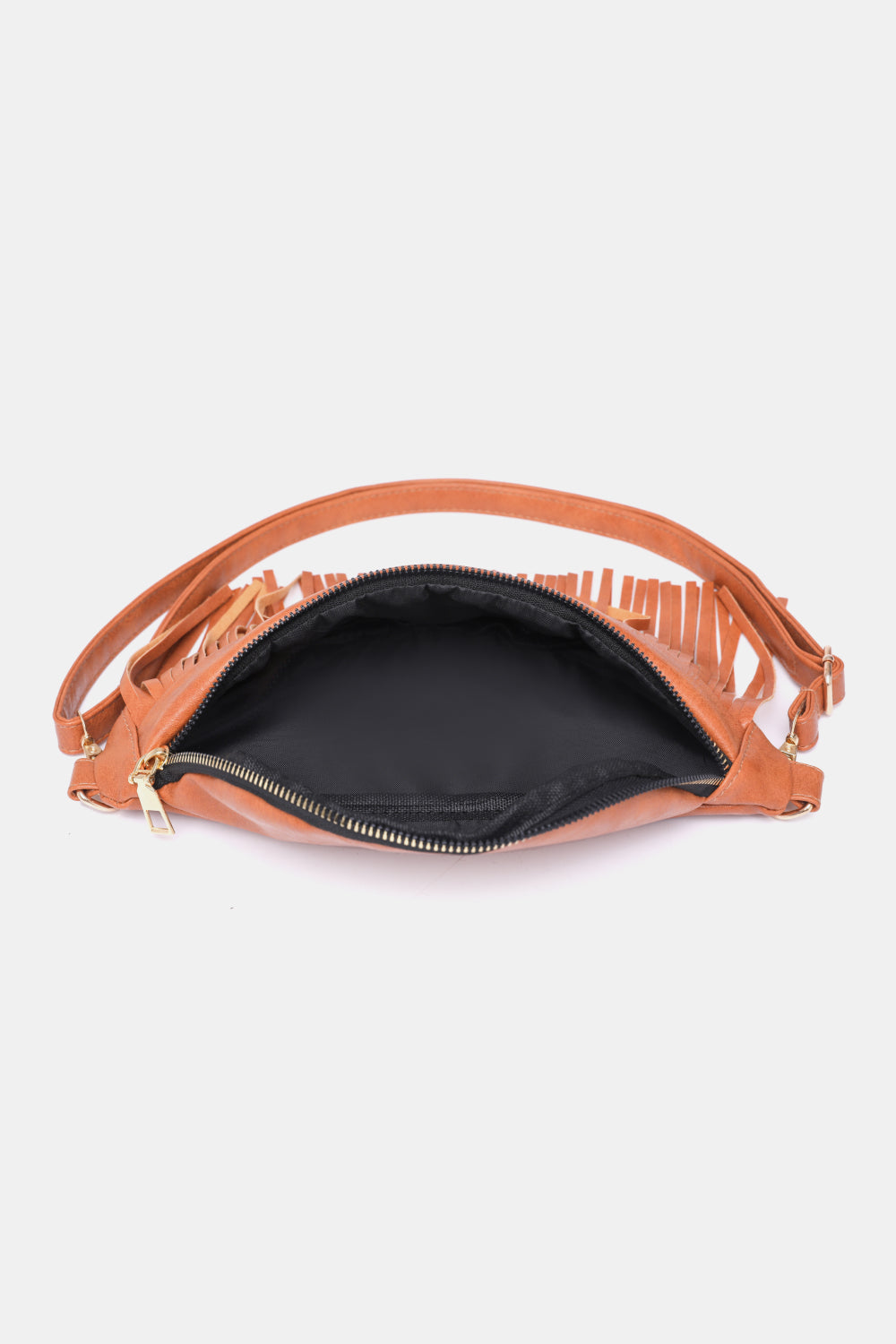 honeybee Mumford's Fringed Leather Sling Bag