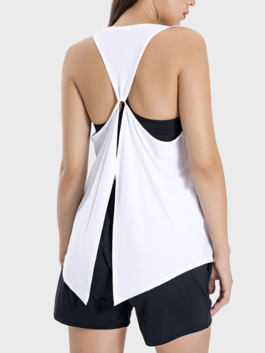 Honeybee Mumford's Round Neck Wide Strap Active Tank