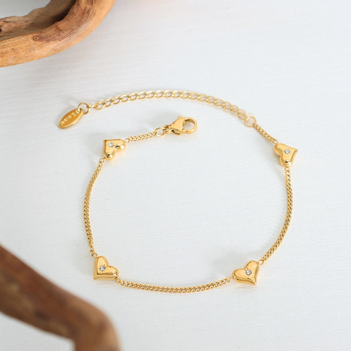 Honeybee Mumford's Heart Bracelet