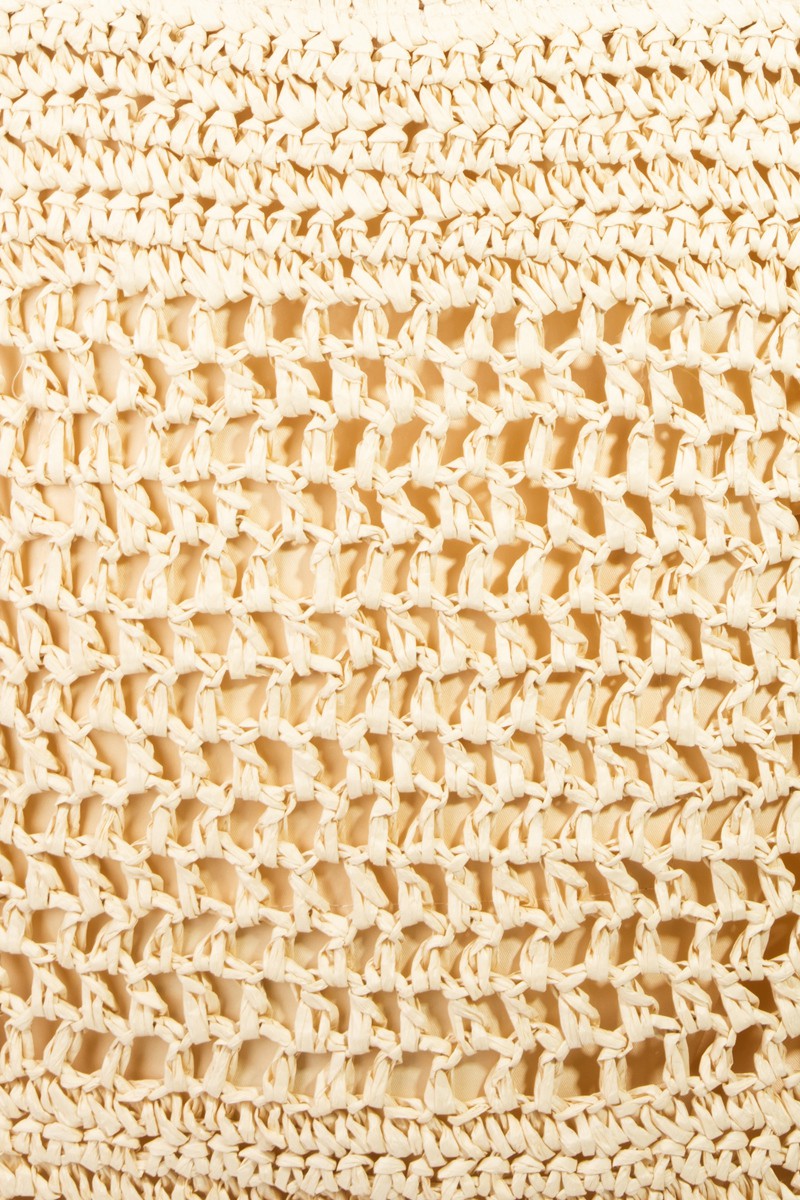 Honeybee Mumford's Straw-Paper Crochet Tote Bag