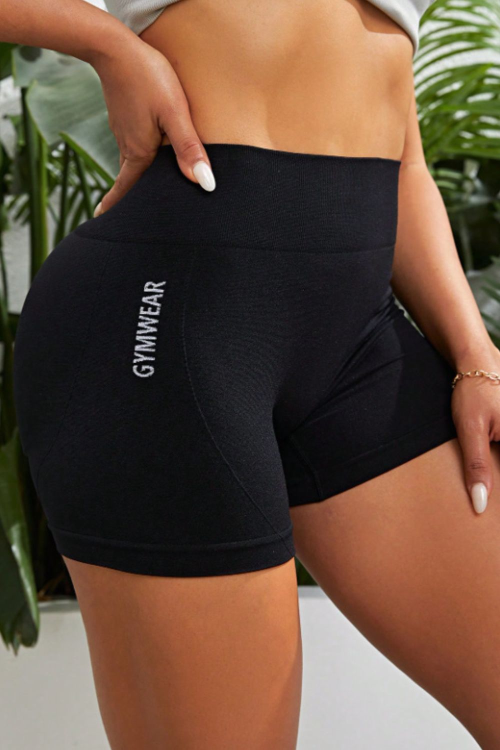 Honeybee Mumford's Slim Fit High Waistband Active Shorts