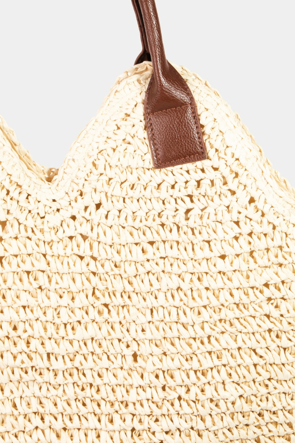 Honeybee Mumford's Straw Braided Faux Leather Strap Shoulder Bag