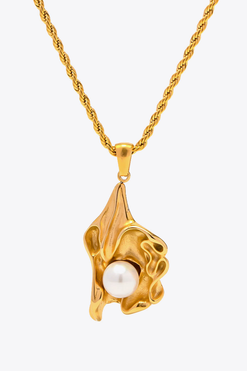 Honeybee Mumford's Pearl Trim Pendant Necklace