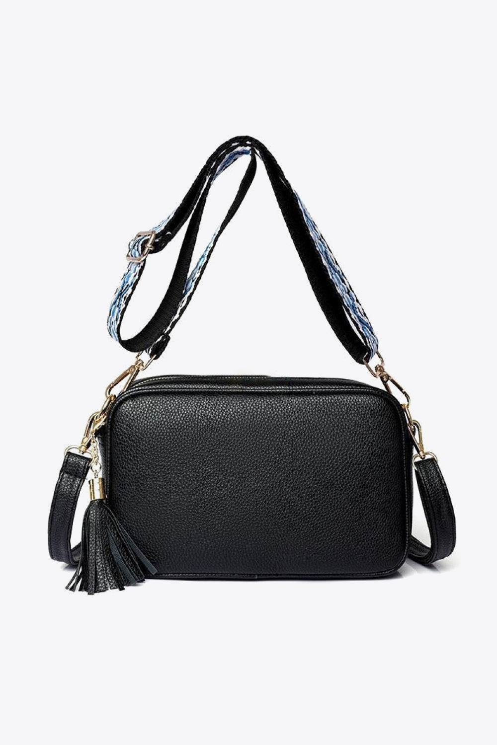 Honeybee Mumford's Leather Tassel Crossbody Bag