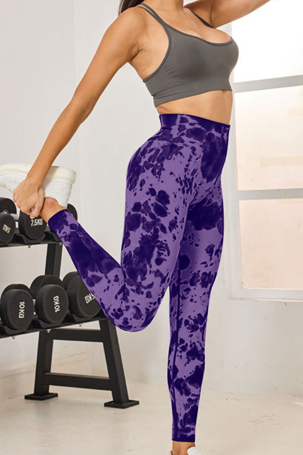 Honeybee Mumford's Tie-Dye High Waist Active Leggings