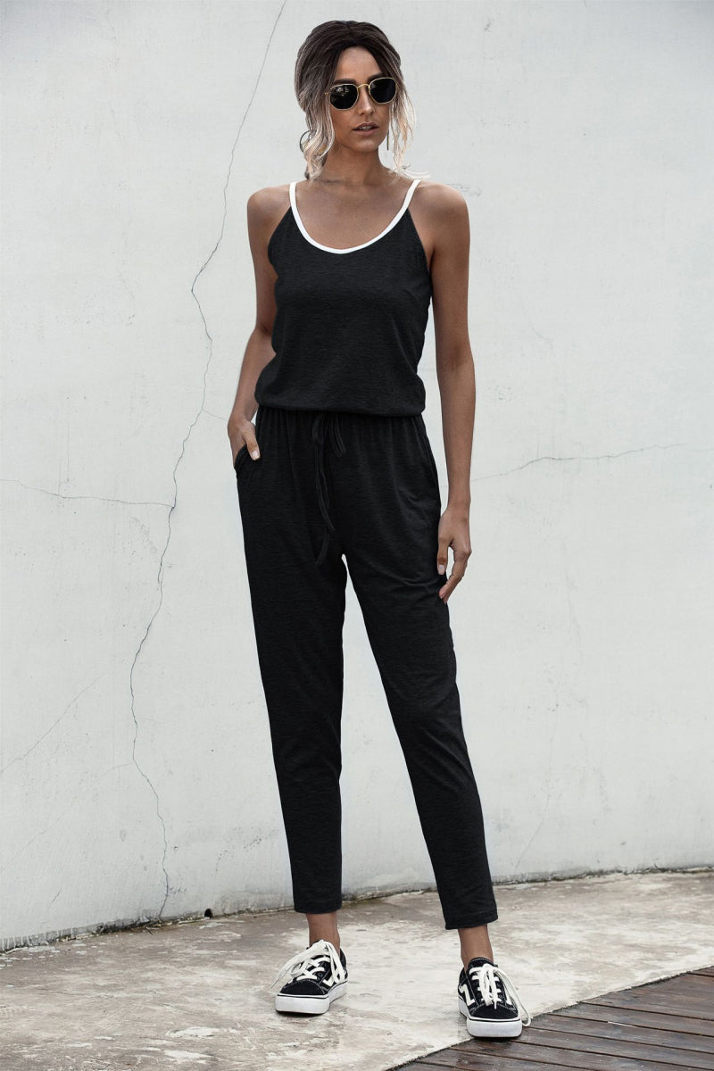 Honeybee Mumford's Contrast binding Cami Jumpsuit