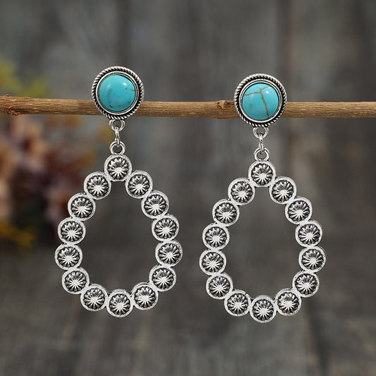 honeybee Mumford's Turquoise Teardrop Earrings